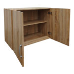 Πατάρι ντουλάπας δίφυλλο Lego pakoworld σε sonoma απόχρωση 80x42x60εκ - Image 2