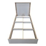 Κρεβάτι Athos pakoworld σε sonoma-λευκό απόχρωση 90x190εκ - Image 4