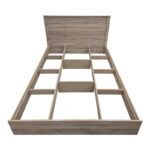 Κρεβάτι Athos pakoworld σε sonoma απόχρωση 140x200εκ - Image 4