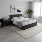 Κρεβάτι Athos pakoworld σε wenge απόχρωση 160x200εκ - Image 2