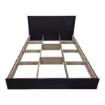 Κρεβάτι Athos pakoworld σε wenge απόχρωση 160x200εκ - Image 4