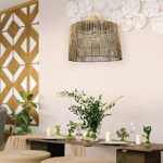 InLight Κρεμαστό φωτιστικό καφέ από σχοινί 1XE27 D:40cm (4030) - Image 3