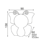 ΛΑΜΠΑΚΙ ΝΥΚΤΟΣ LED ΡΟΖ ΠΕΤΑΛΟΥΔΑ ΜΕΡΑΣ-ΝΥΧΤΑΣ 1W RGB 230V - Image 2