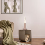 OASIS-ΦΩΤΙΣΤΙΚΟ ΕΠΙΤΡΑΠΕΖΙΟ ΧΑΛΚΙΝΟ ΑΛΟΥΜΙΝΙΟY LED COB 7W DIMMABLE 2700K 350LM IP20 150X150X380MM - Image 2