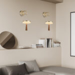 ASIAN-ΦΩΤΙΣΤΙΚΟ ΕΠΙΤΟΙΧΟ ΧΡΥΣΟ ΑΛΟΥΜΙΝΙΟΥ LED SMD 11W CCT 715LM IP20 164X222X400-700MM - Image 2