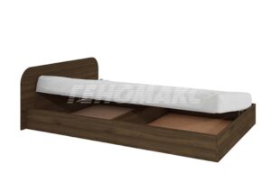 Κρεβάτι μπαούλο διπλό 1212003 Καρυδί