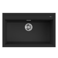 Νεροχύτης κουζίνας BEST 130 Black 86 ELLECI 79x51cm