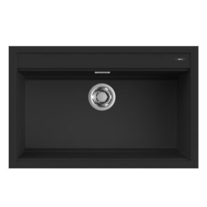 Νεροχύτης κουζίνας BEST 130 Black 86 ELLECI 79x51cm