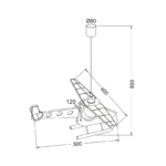 ΠΑΙΔΙΚΟ ΚΡΕΜΑΣΤΟ ΕΛΙΚΟΠΤΕΡΟ 1Χ40W E27 HEROES - Image 2