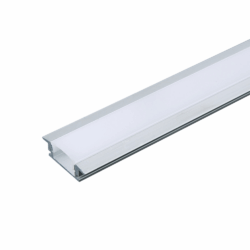 ΜΙΝΙ ΠΡΟΦΙΛ ΑΛΟΥΜΙΝΙΟΥ ΧΩΝΕΥΤΟ  ΜΕ ΟΠΑΛ ΚΑΛΛΥΜΑ 2m/τμχ