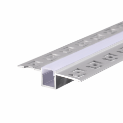 LING  ΠΡΟΦΙΛ ΑΛΟΥΜΙΝΙΟΥ TRIMLESS ΜΕ ΟΠΑΛ ΚΑΛΛΥΜΑ 2Μ/τμχ