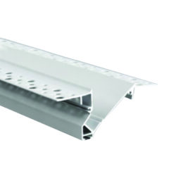 SLID TRIMLESS WHITE ALUMINUM PROFILE WITH OPAL PC DIFFUSER 2m/pc