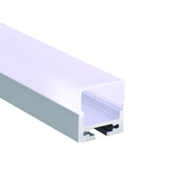 PEND ALUMINUM PROFILE WITH OPAL PC DIFFUSER 2m/pc