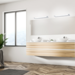 ΕΠΙΤΟΙΧΟ Φ/Σ LED 6W 380LM 3000K ΧΡΩΜΙΟ ΑΛΟΥΜΙΝΙΟ 400Χ100Χ25ΜΜ BATI - Image 2