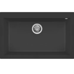 Νεροχύτης κουζίνας QUADRA 130 Nero 40 ELLECI 79x50cm