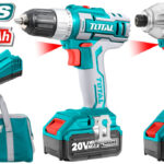 TOTAL ΕΠΑΓΓΕΛΜΑΤΙΚΟ ΣΕΤ ΔΡΑΠΑΝΟΚΑΤΣΑΒΙΔΟ + ΠΑΛΜΙΚΟ ΚΑΤΣΑΒΙΔΙ ΜΠΑΤΑΡΙΑΣ ΛΙΘΙΟΥ 20V / 4Ah (TCKLI2004)