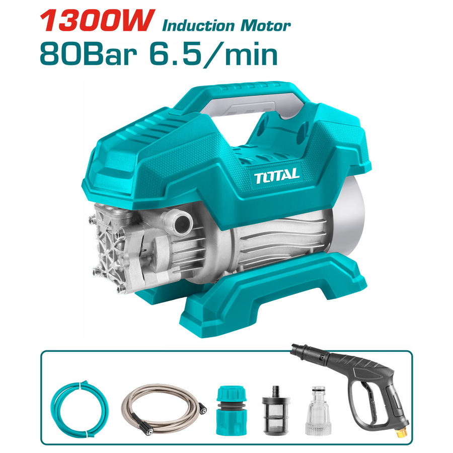 TGT11216 TOTAL ΠΛΥΣΤΙΚΟ ΝΕΡΟΥ 1.300W / 80 Bar / Induction Motor (TGT11216)