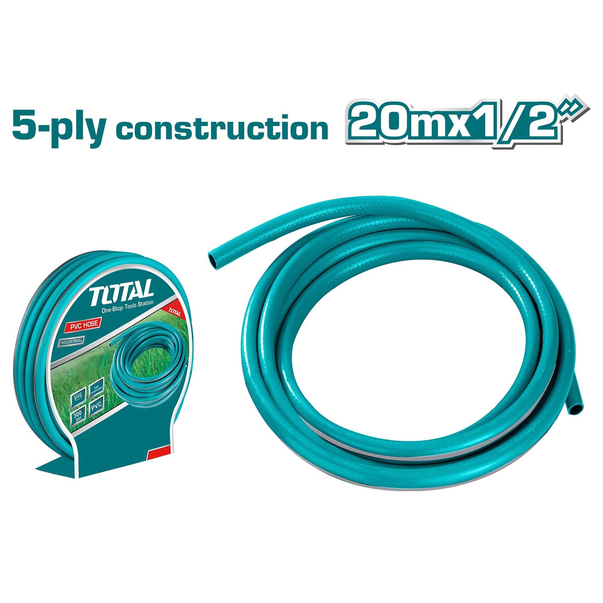 THPH201255 TOTAL ΛΑΣΤΙΧΟ ΠΟΤΙΣΜΑΤΟΣ 5 ΣΤΡΩΣΕΩΝ 1/2" - 20m (THPH201255)