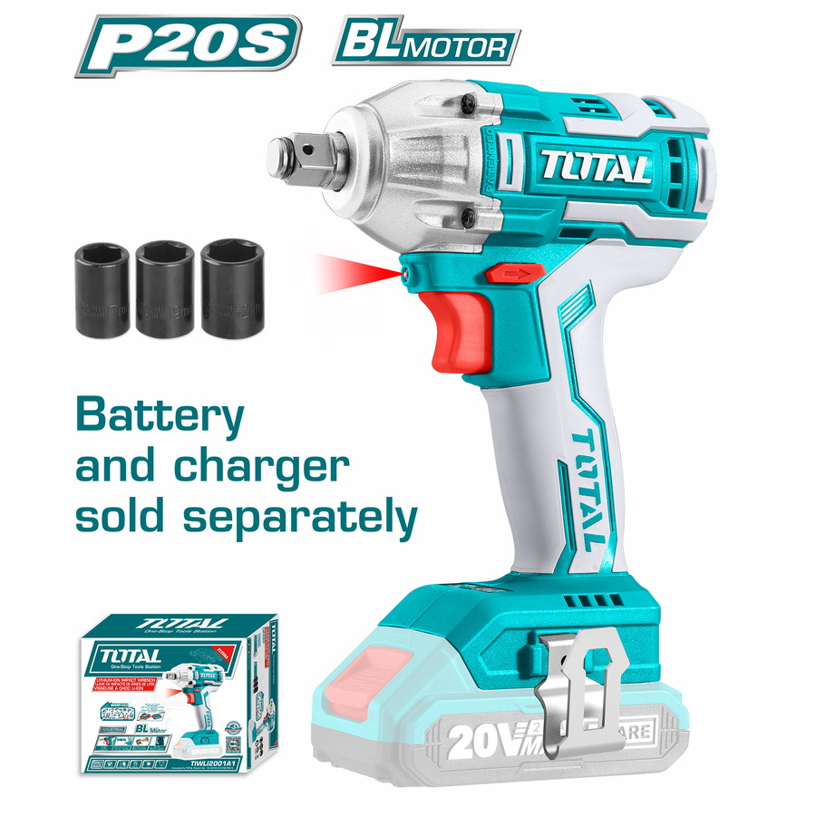 TIWLI-20010 TOTAL ΕΠΑΓΓΕΛΜΑΤΙΚΟ ΜΠΟΥΛΟΝΟΚΛΕΙΔΟ ΜΠΑΤ. ΛΙΘΙΟΥ 20V ΧΩΡΙΣ ΜΠΑΤΑΡΙΑ & ΦΟΡΤΙΣΤΗ (TIWLI20010)