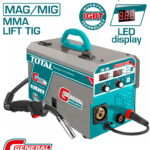 TOTAL ΗΛΕΚΤΡΟΚΟΛΛΗΣΗ INVERTER ΣΥΡΜΑΤΟΣ MAG/MIG/MMA/TIG 160A (TMGT1601)