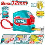 TOTAL ΕΠΑΓΓ. ΜΕΤΡΟΤΑΙΝΙΑ 8m X 32mm ΜΕΤΡΙΚΟ (TMT80832M)