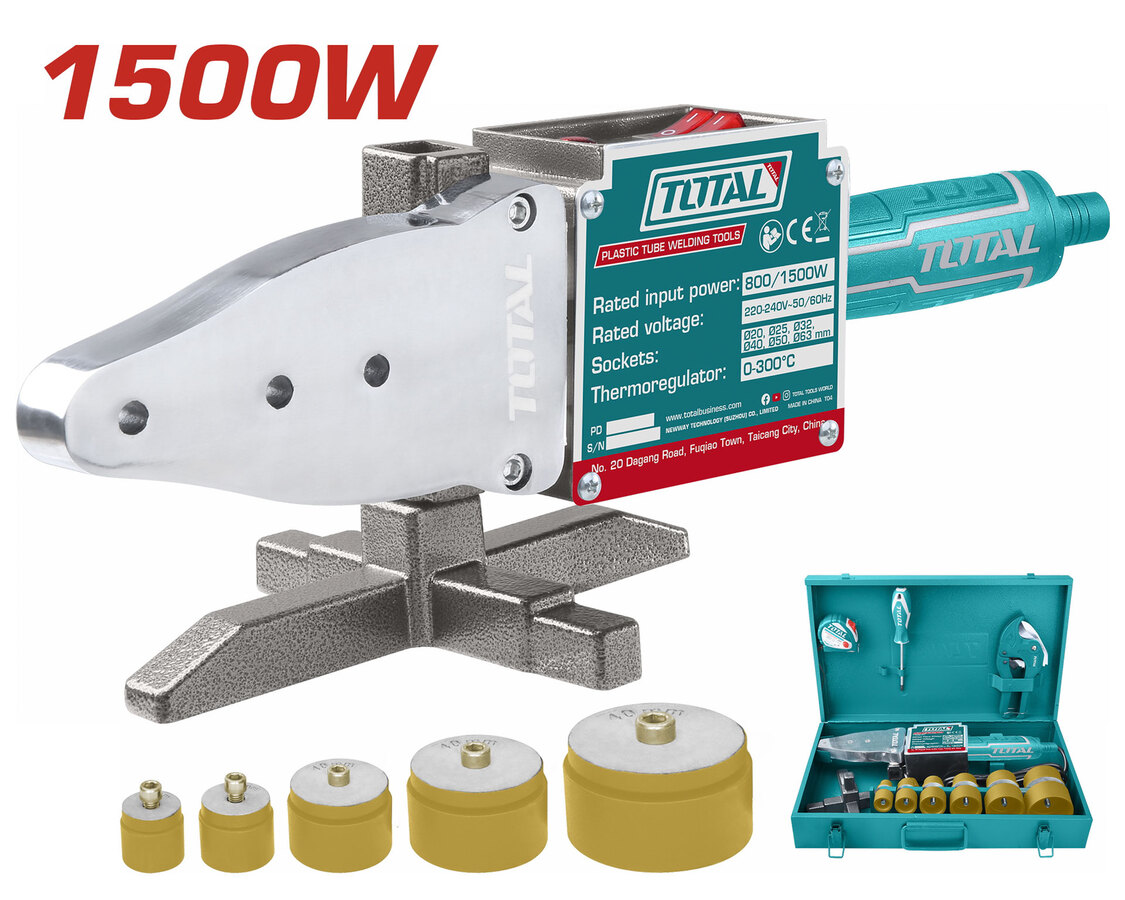 TT328151 TOTAL ΕΠΑΓΓ. ΘΕΡΜΟΚΟΛΛΗΤΙΚΟ ΠΛΑΣΤ. ΣΩΛΗΝΩΝ 800 / 1.500W (TT328151)