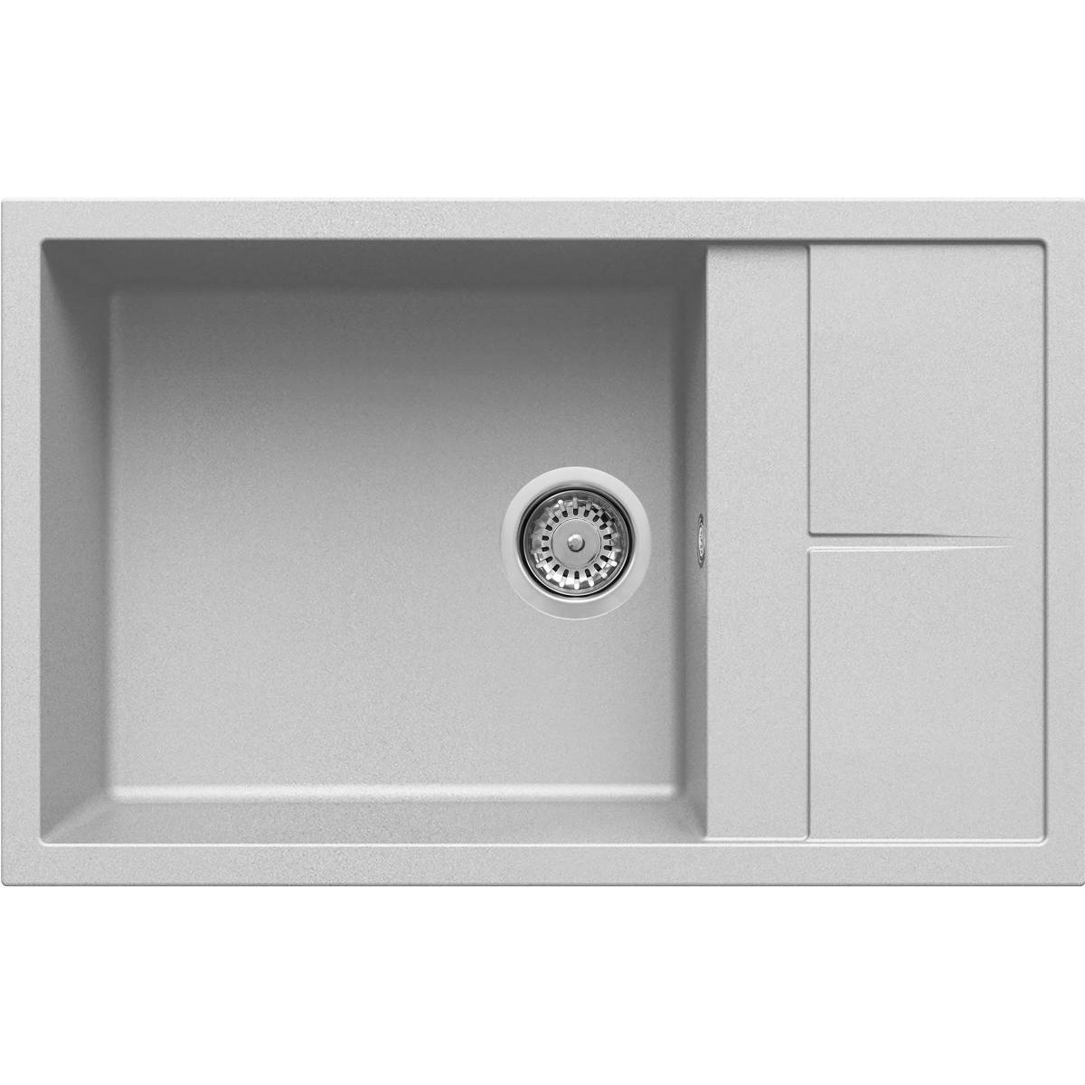 UNICO310-79 Νεροχύτης κουζίνας UNICO 310 Aluminium 79 ELLECI 78x50cm