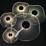 ^ΚΡΕΜΑΣΤΟ Φ/Σ LED 25W 3000K 1750LM NINFEA ΟΡΕΙΧΑΛΚΟ ΜΕΤ/ΚΟ IP20 D55XH260CM - Image 2