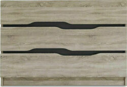 Συρταριέρα Afroditi Σόνομα/Γκρι σκούρο