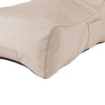 Πουφ ξαπλώστρα επαγγελματικό Otenda pakoworld αδιάβροχο σε μπεζ απόχρωση 67x110x65εκ - Image 5