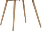 Καρέκλα Daniele pakoworld φυσικό pe rattan-μπεζ ύφασμα-φυσικό μέταλλο 46.5x57.5x77.5εκ - Image 8