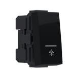 ^MODYS ΜΠΟΥΤΟΝ ΜΕ ΕΝΔΕΙΞΗ & ΣΥΜΒΟΛΟ ΛΥΧΝΙΑ ΜΑΥΡΟ ΜΑΤ 1 ΣΤ. 1P 10A 250VAC IP20