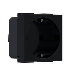 ^ MODYS ΠΡΙΖΑ ΣΟΥΚΟ ΑΣΦΑΛΕΙΑΣ ΜΑΥΡΗ ΜΑΤ  2 ΣΤ. 2P+E 16A 250VAC IP20