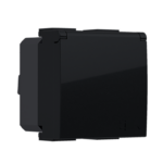 ^ MODYS ΠΡΙΖΑ ΣΟΥΚΟ ΚΑΠΑΚΙ ΜΑΥΡΗ ΜΑΤ  2 ΣΤ. 2P+E 16A 250VAC IP20