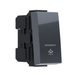 ^MODYS ΜΠΟΥΤΟΝ ΜΕ ΕΝΔΕΙΞΗ & ΣΥΜΒΟΛΟ ΛΥΧΝΙΑ ΑΝΘΡΑΚΙ 1 ΣΤ. 1P 10A 250VAC IP20