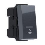 ^ MODYS ΜΠΟΥΤΟΝ ΜΕ ΕΝΔΕΙΞΗ & ΣΥΜΒΟΛΟ ΚΟΥΔΟΥΝΙ ΑΝΘΡΑΚΙ 1 ΣΤ. 1P 10A 250VAC IP20