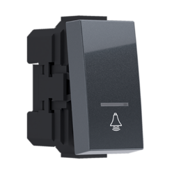 ^ MODYS ΜΠΟΥΤΟΝ ΜΕ ΕΝΔΕΙΞΗ & ΣΥΜΒΟΛΟ ΚΟΥΔΟΥΝΙ ΑΝΘΡΑΚΙ 1 ΣΤ. 1P 10A 250VAC IP20