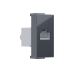 ^ MODYS ΠΡΙΖΑ ΔΙΚΤΥΟΥ ΑΝΘΡΑΚΙ 1 ΣΤ. RJ45 CAT.6 ΜΕ ΘΩΡΑΚΙΣΗ IP20