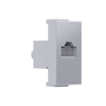 ^ MODYS ΠΡΙΖΑ ΔΙΚΤΥΟΥ ΑΣΗΜΙ  1 ΣΤ. RJ45 CAT.6A ΜΕ ΘΩΡΑΚΙΣΗ IP20