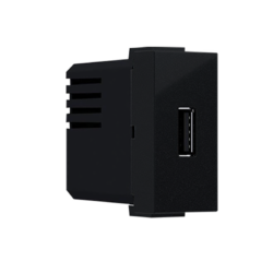 ^ MODYS ΠΡΙΖΑ ΤΡΟΦΟΔΟΣΙΑΣ USB 1 ΣΤ. 1xUSB ΜΑΥΡΗ ΜΑΤ  5VDC 1.2A IP20