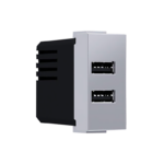 ^ MODYS ΠΡΙΖΑ ΤΡΟΦΟΔΟΣΙΑΣ USB 1 ΣΤ. 2xUSB ΑΣΗΜΙ 5VDC 2X1.2A IP20