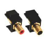 ^ MODYS ΑΝΤΑΠΤΟΡΑΣ 2xΗΧΕΙΩΝ RCA KS 1 ΣΤ. ΜΑΥΡΟΣ