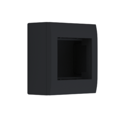 ^ ΚΟΥΤΙ ΕΠΙΤΟΙΧΟ 2ΣΤ. IP20 ΜΑΥΡΟ ΜΑΤ