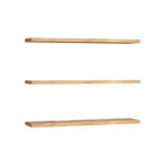 Ραφιέρα τοίχου Edna pakoworld μελαμίνη σε φυσική απόχρωση 60x14.5x1.8εκ