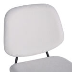 Καρέκλα Pietro I pakoworld μπεζ ύφασμα-πόδι μαύρο μέταλλο 45x55x82.5εκ - Image 5