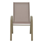 Πολυθρόνα Calan pakoworld μέταλλο σε σαμπανιζέ απόχρωση 54x74x91εκ - Image 6