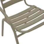 Πολυθρόνα Tade pakoworld μέταλλο σαμπανιζέ 54x58x73εκ - Image 9