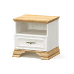 Σετ Κρεβατοκάμαρας Jaden με Κρεβάτι oak -λευκό 160x200εκ Σετ 4τεμ - Image 3