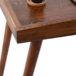 Γραφείο εργασίας Brady pakoworld φυσικό ξύλο πεύκου καρυδί 119x59x75εκ - Image 4