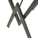 Τραπέζι Vertex pakoworld oak με μαύρα μεταλλικά πόδια 110x70x72εκ - Image 5